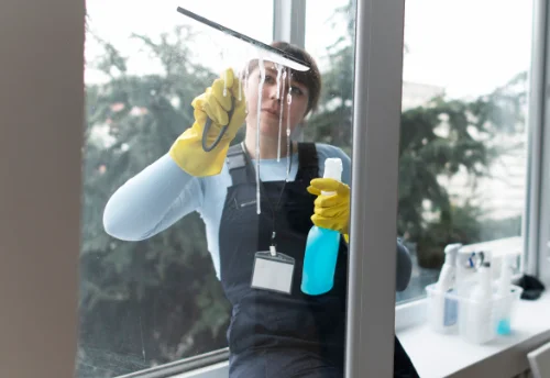 Nettoyage de vitres intérieures et extérieures à Saint-Béron